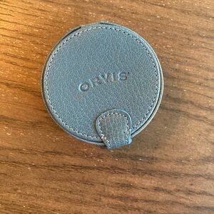 Orvis new blue leather trinket/jewelry box